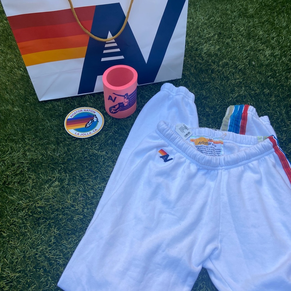 NWT Aviator Nation Sweatpants